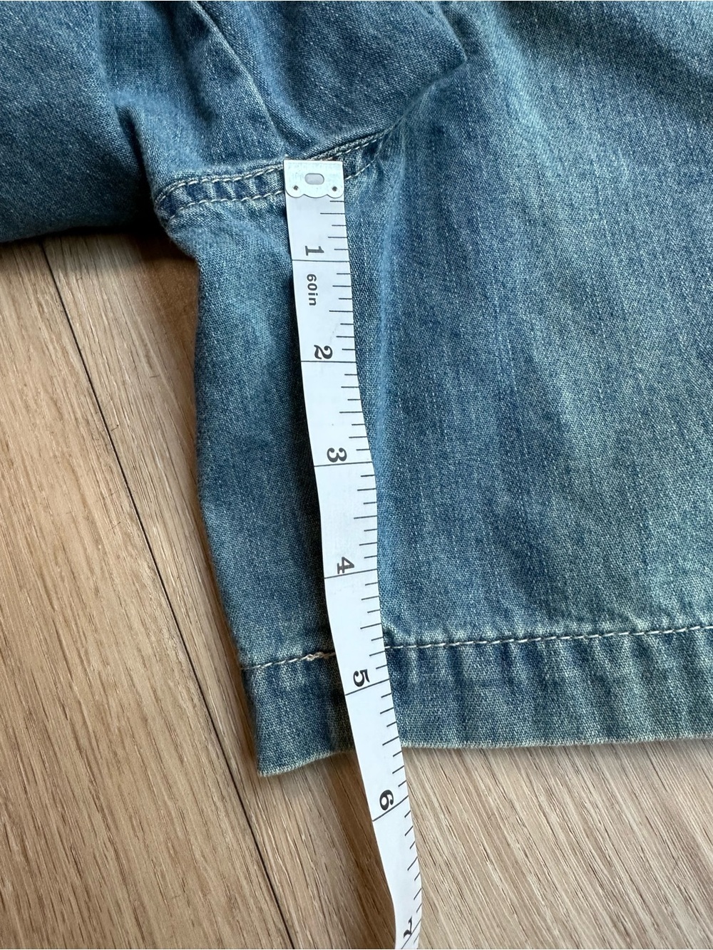 Gloria Vanderbilt Y2K Blue Denim Overall W/ adjustable straps and pockets - Picture 3 of 4